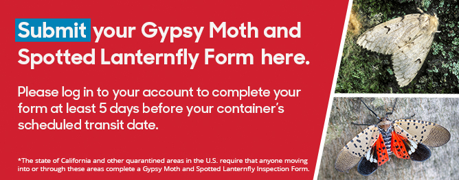 Gypsy Moth and Spotted Lantern Fly Inspection Form