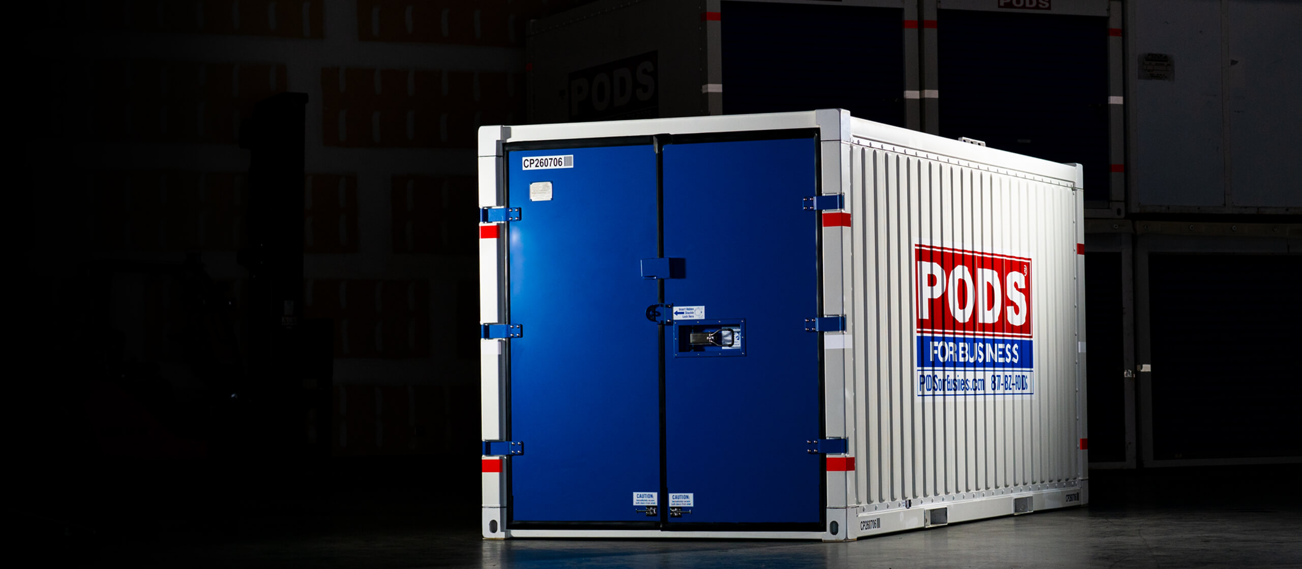 all steel commercial storage container