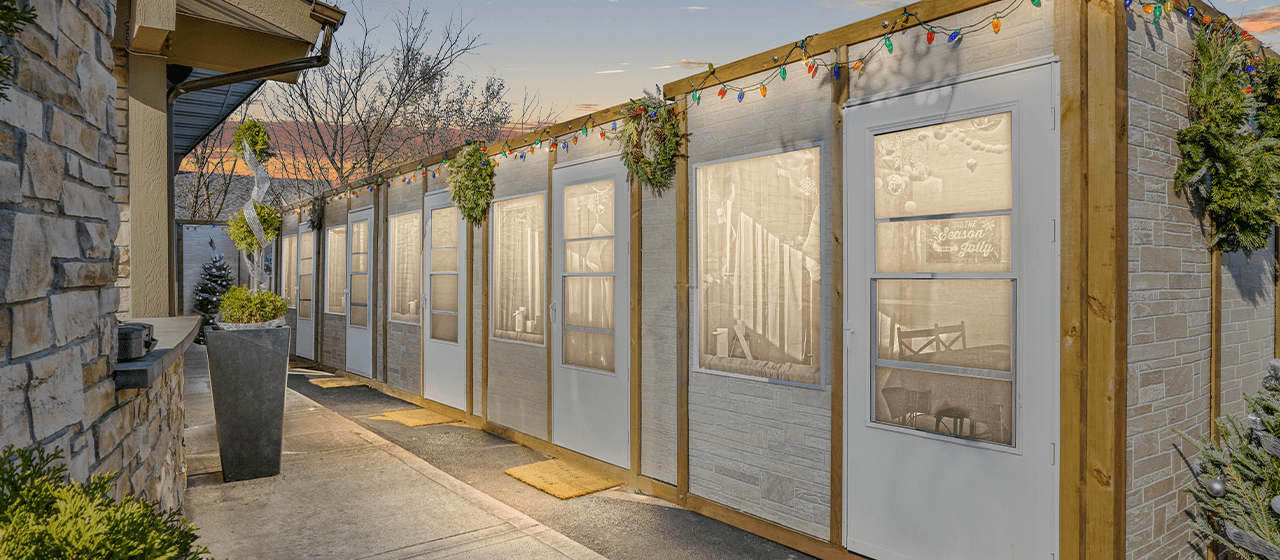Socially distant dining solutions