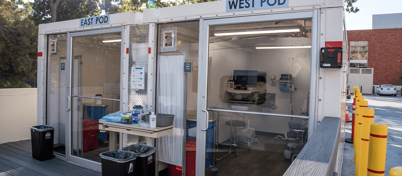 PODS Isolation unit for COVID-19 positive patients
