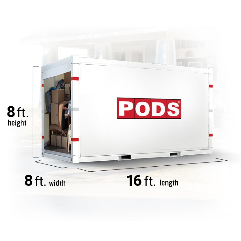 Moving Container Storage Unit Sizes Dimensions Capacity