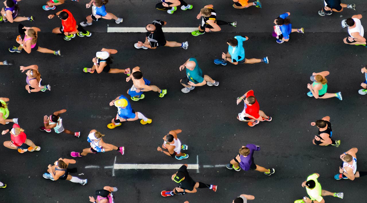 chicago marathon runners