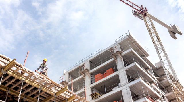 Lend lease apartment construction project