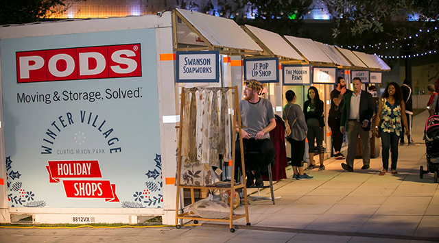 onsite storage containers popup retail