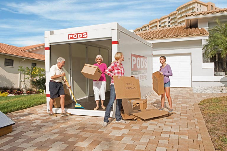 Portable storage solutions mobile units storage centers pods