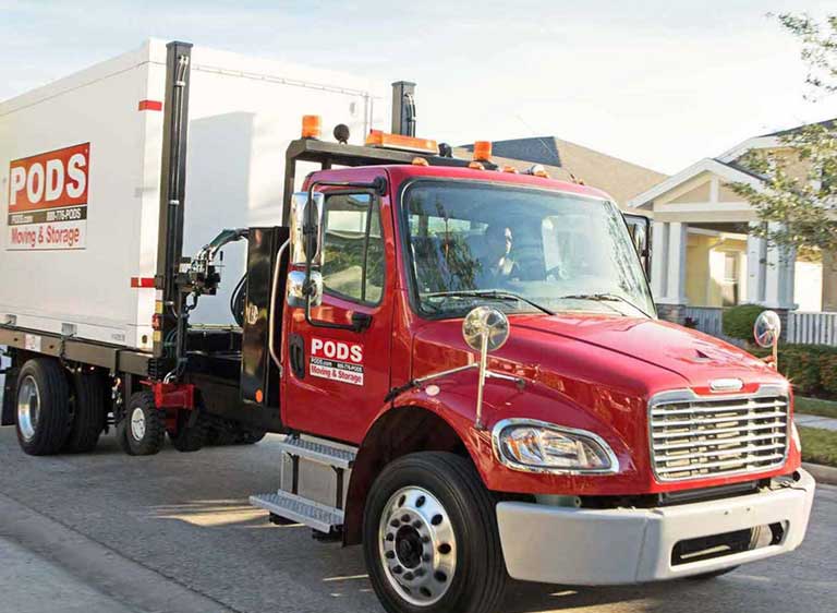 moving & storage truck at your home