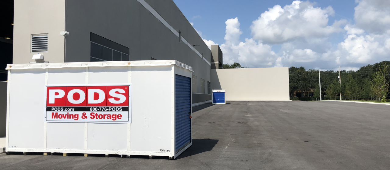 On Site PODS for Business Storage Container