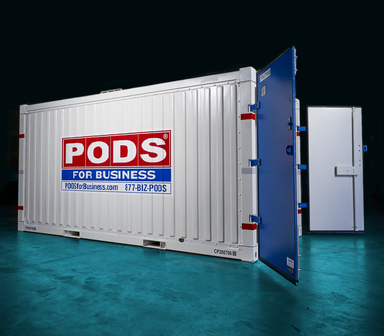 business commercial container for storage and moving