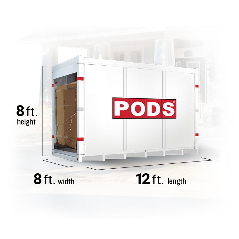 PODS Storage unit sizes