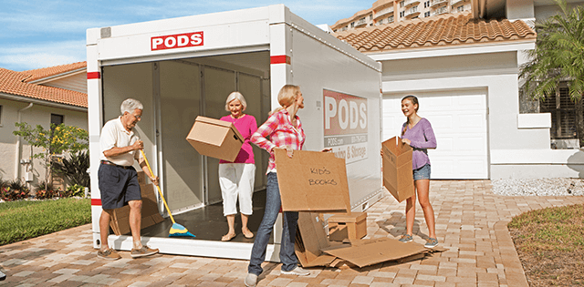 PODS moving containers