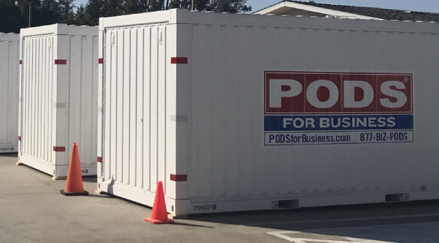 On site construction storage containers