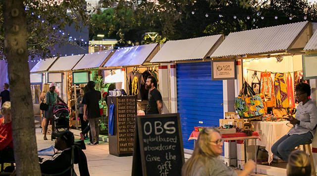 PODS container pop up shop