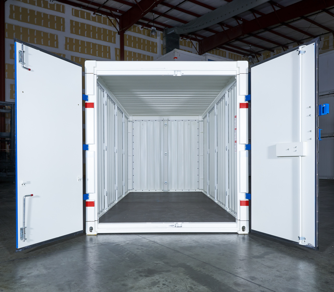 Commercial Container Doors open inside view
